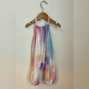 Colorful Tie-Dye Kids Romper